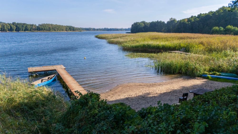 Mazurski dom z bezpośrednim dostępem do jeziora przy lesie