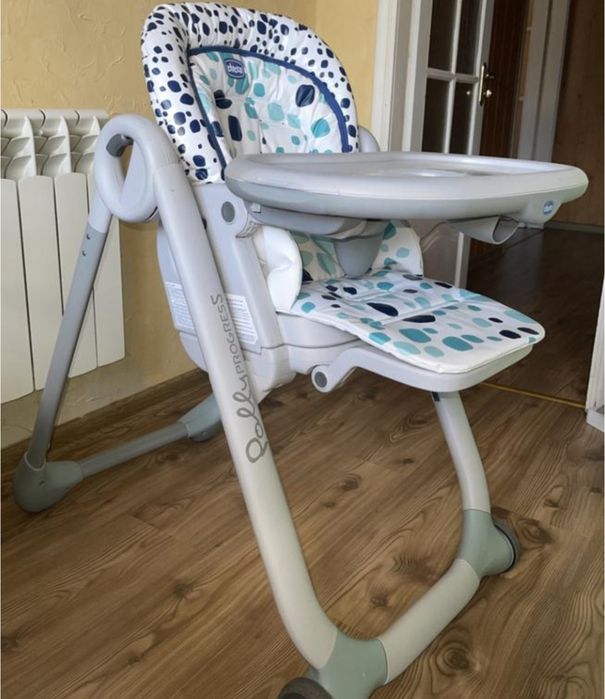 Стульчик для кормления chicco polly progress 5