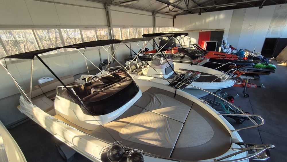 używany zestaw - Łódź MARINE TIME QX620 + silnik + przyczepa