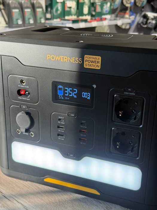 Зарядна станція Powerness Hiker U1500 (1536 Вт*Г)