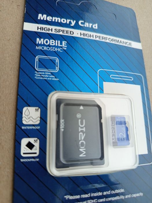 Карта пам'яті micro SD MORIC 32GB class 10 Карта памяти + адаптер