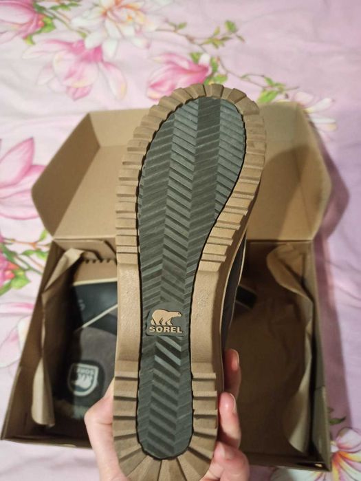 Зимові жіночі черевики SOREL Womens Tivoli II Gray WATERPROOF 40 р.