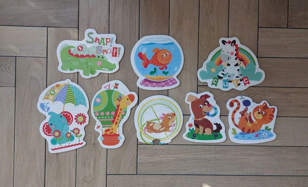 Zestaw puzzle układanki 2+ czuczu Fisher Price Djeco Trefl