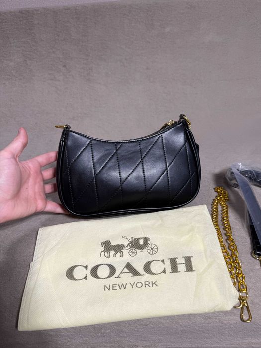Сумка через плече COACH | класична жіноча сумочка КОУЧ у стильному та елегантному дизайні