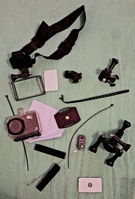 Gopro Câmara de Ação NK 4K Ultra HD – Como Nova + Cartão 64GB + Kit Acessórios