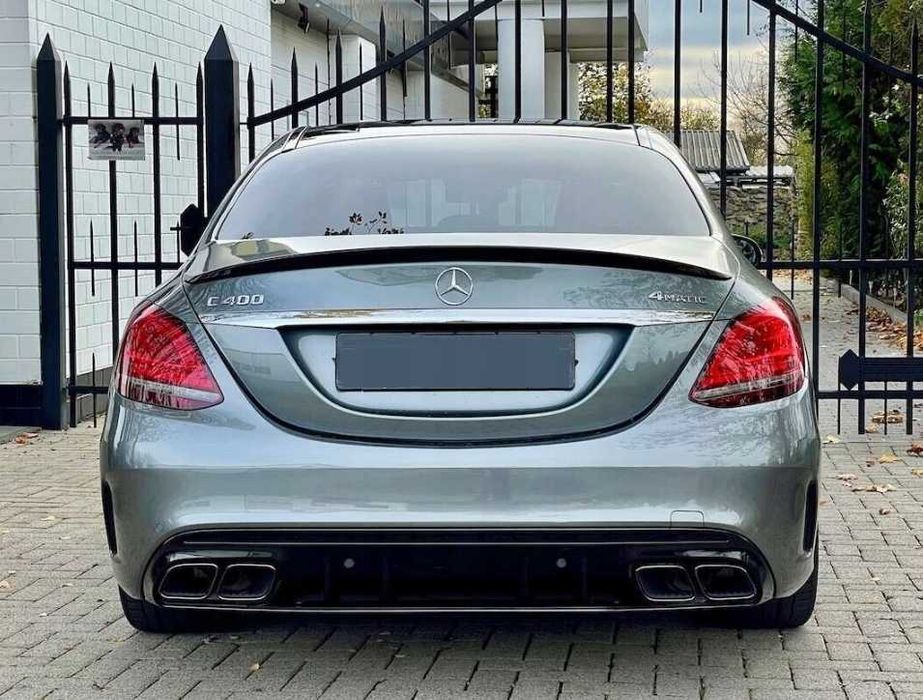Spoiler lotka Mercedes C Klasa SEDAN W205 CZARNY POŁYSK