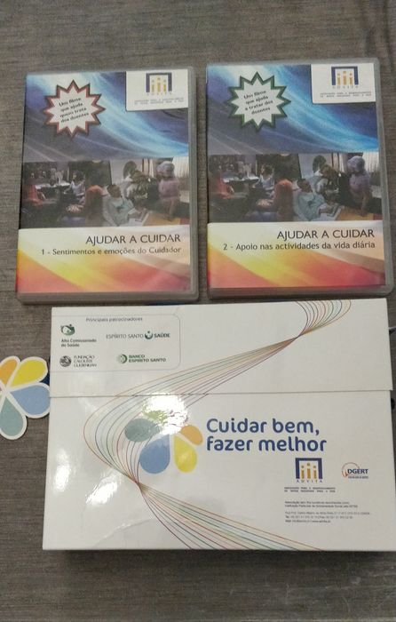 7Manuais 11DVDs advita para cuidadores e apoio a idosos ou dependentes