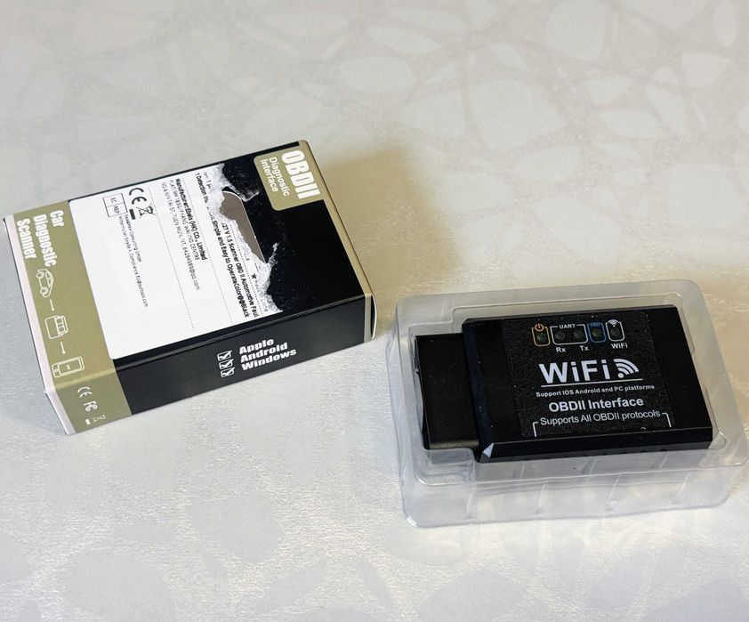 OBD2 (OBDII) сканер ELM327 v1.5 WiFi для iPhone або BT для Android