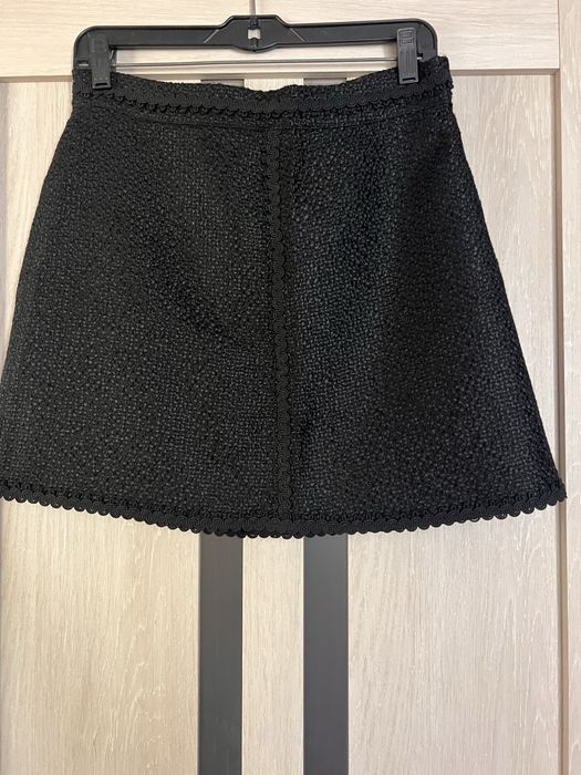Нова чорна спідниця-букле Zara, розмір XS – стильна фактура