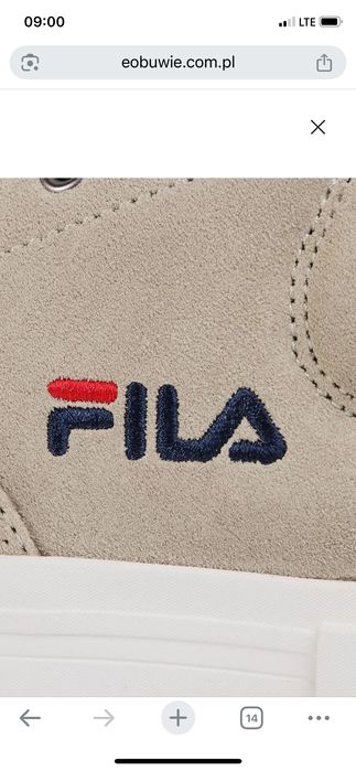 Fila sneakersy sandblast S 36 beżowe