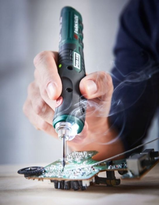 Lutownica akumulatorowa Parkside PLKA 4V USB C 470°