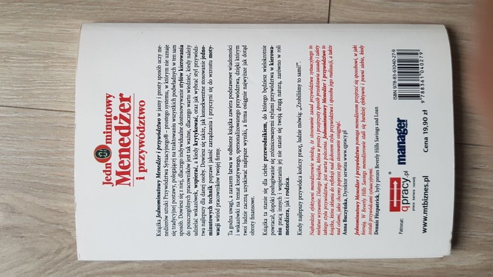Jednominutowy Menedżer i przywodztwo Blanchard