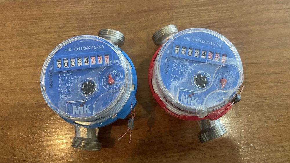 Лічильники вживані NIK маю 2 од., 1 Novator