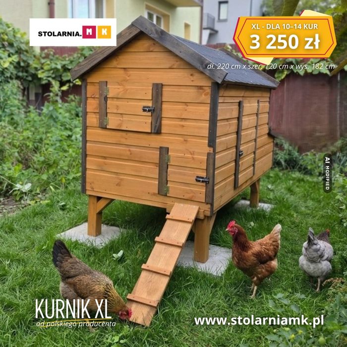 Kurnik dla twoich kurek ocieplany dla 10/14 kur Zapraszamy