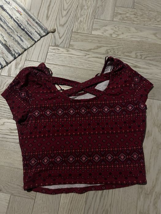 Burgundowy top Calliope