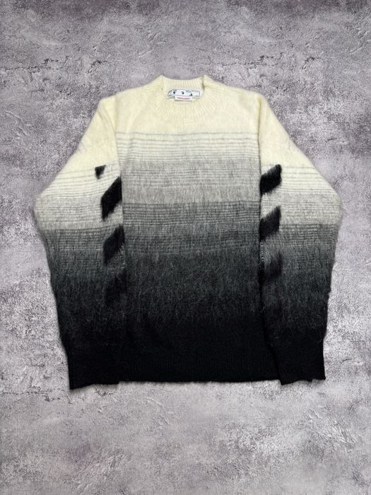 Off-White Gradient Mohair Sweater