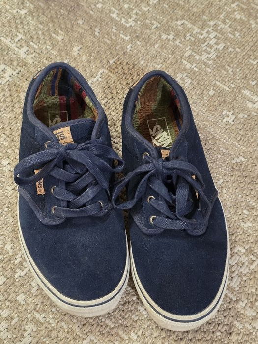 Vans zamszowe granatowe 36,5 okazja