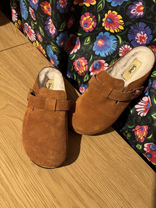 Nowe chodaki Scholl 39 koniakowe