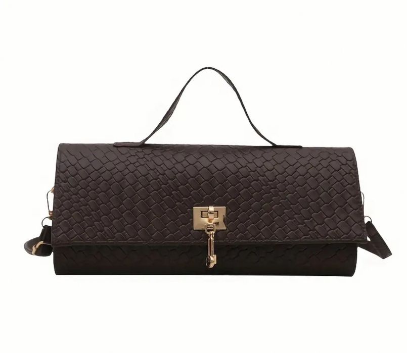 Жіноча темно-коричнева сумочка