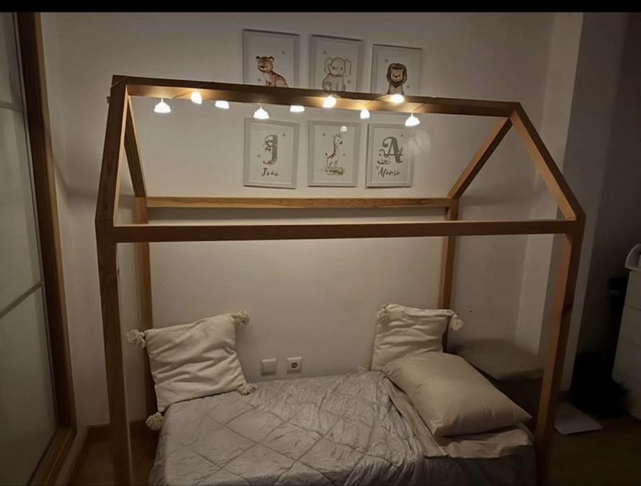 Cama Casinha estilo Montessori madeira