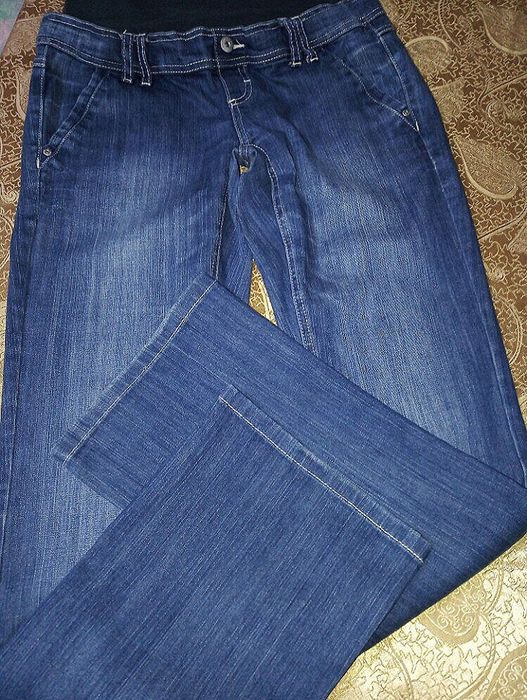 Джинсы для беременных Mamalicious демисезонные клеш 31/31