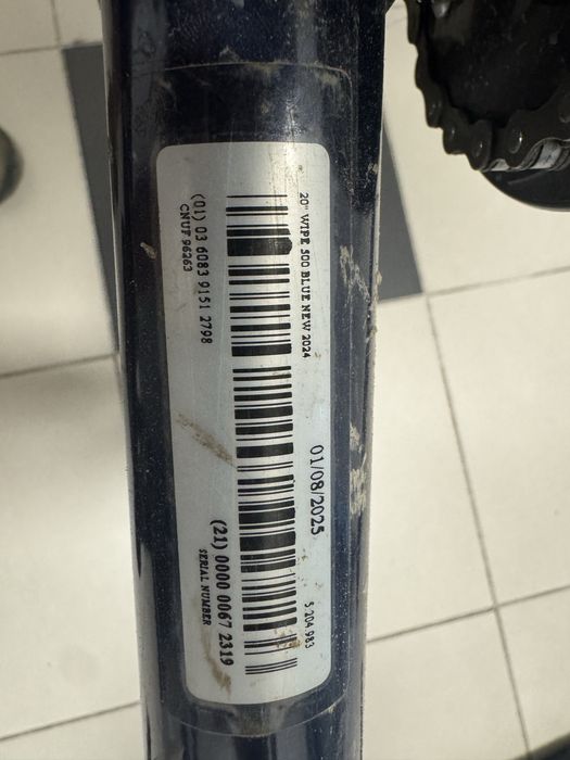 BTWIN Rower BMX dziecięcy Btwin Wipe 500 20"
