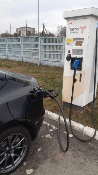 Адаптер CCS2 Tesla DC 250 кВт 400A, AC 32А Перехідник Тесла Nacs