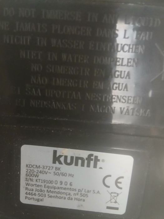 Máquina de café "de borra'