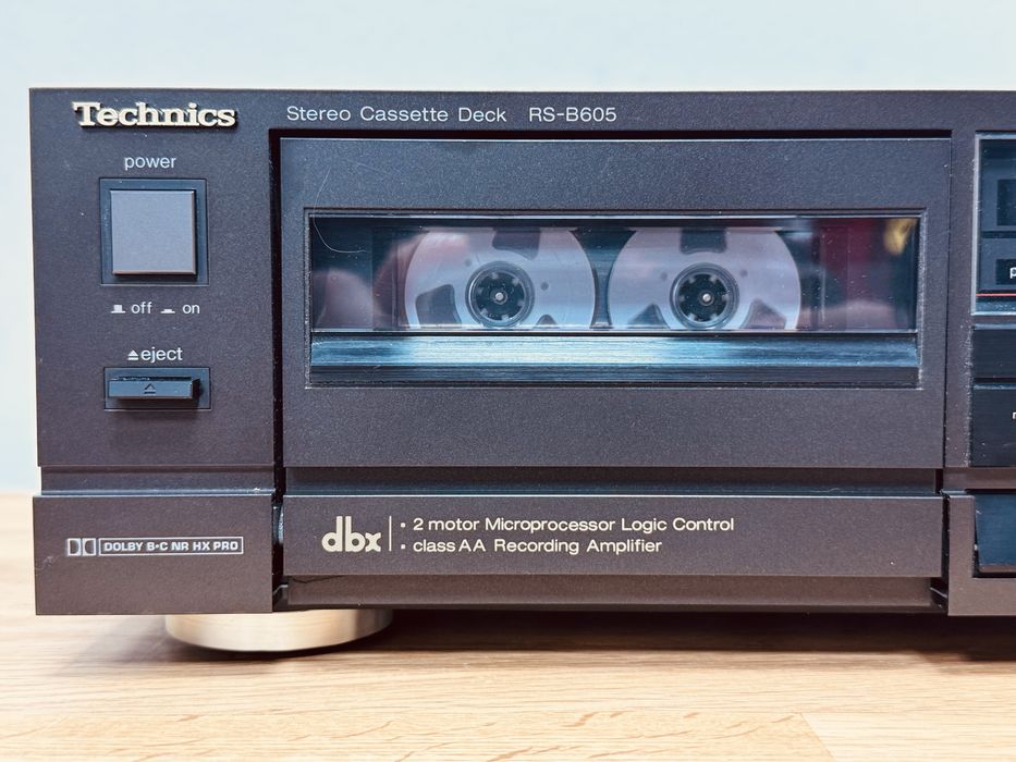 Technics RS-B605 magnetofon kasetowy z dbx i DOLBY BC HX PRO
