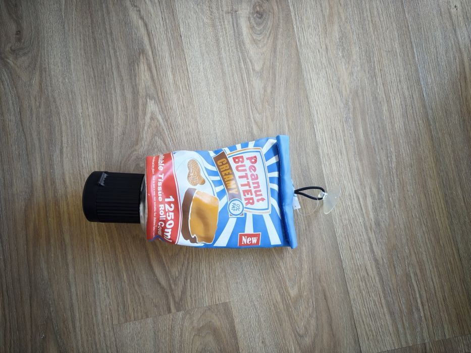 Porta-Sacos / Dispensador Divertido "Peanut Butter" com Ventosa