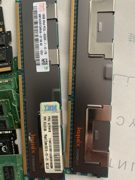 Память 8 гб, 16гб DDR3, процессоры Xeon 3.7, 2.3
