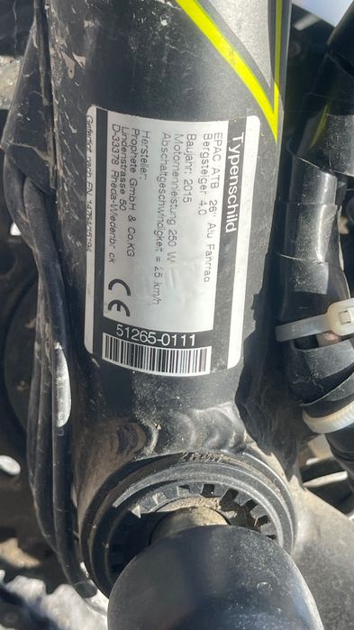 Електро велосипед Bergsteiger 4.1 26"