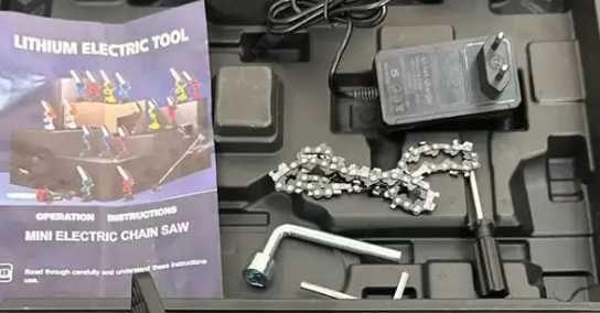 Набір у кейсі міні пила та секатор акумуляторний