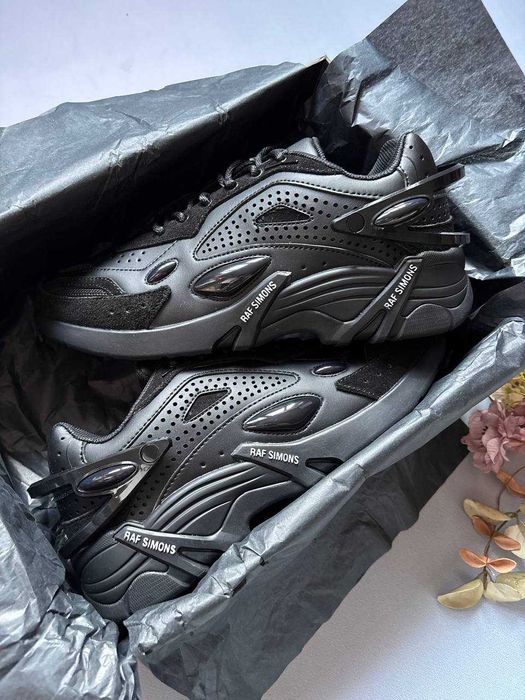 Raf Simons Cylon-21 черные мужские кроссовки черные оригинал зима деми