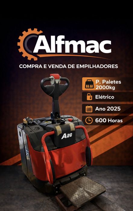 Porta paletes eletrico de showroom! Só 500 horas! 2024