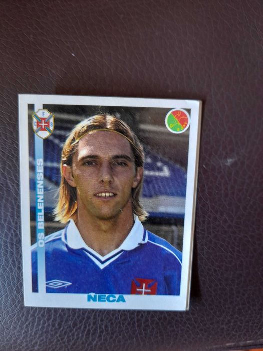 Cromo de futebol jogador Neca