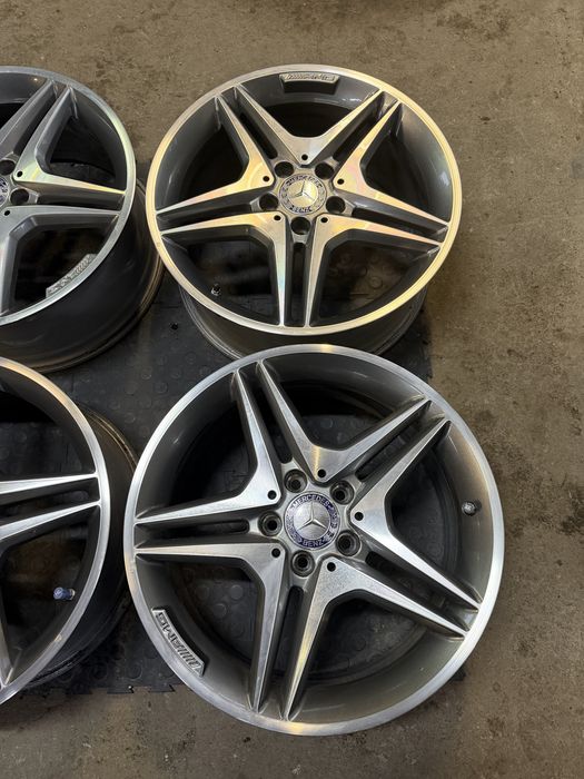 Felgi 5x112 7,5J 18 Cali ET 42,5 | Mercedes W176 A Klasa C E | Komplet