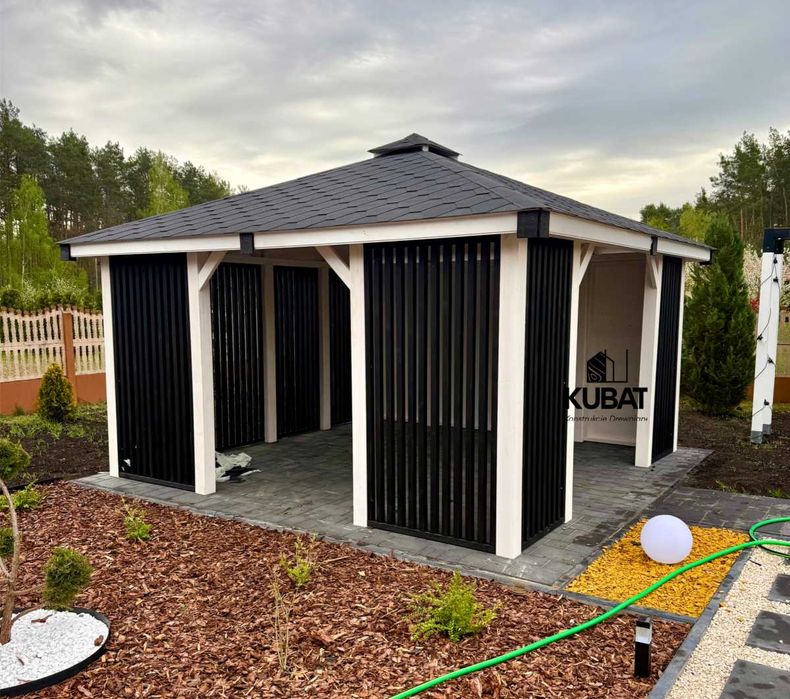 Altana, altanka ogrodowa 4x4 , altany drewniane , altanki z lamelami