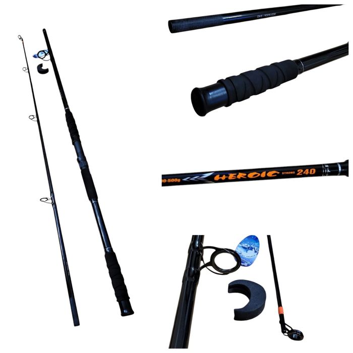 Сомове вудлище BoyaBy Heroic 2.4 2.7 та 3 м Тест 300 - 500гр