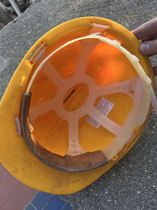 Capacetes de obra