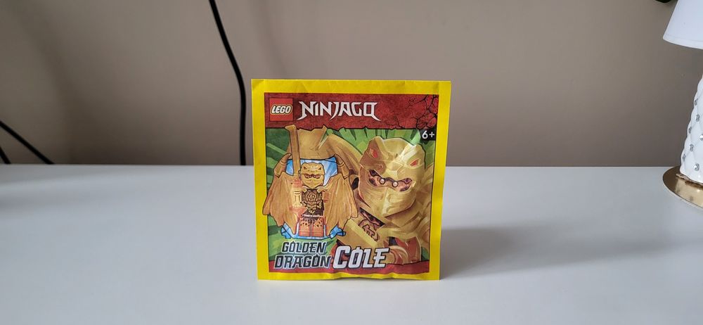Lego Ninjago 892304 Cole złoty smok saszetka z minifigurką