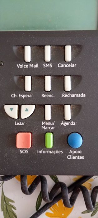 Telefone fixo. Antigo