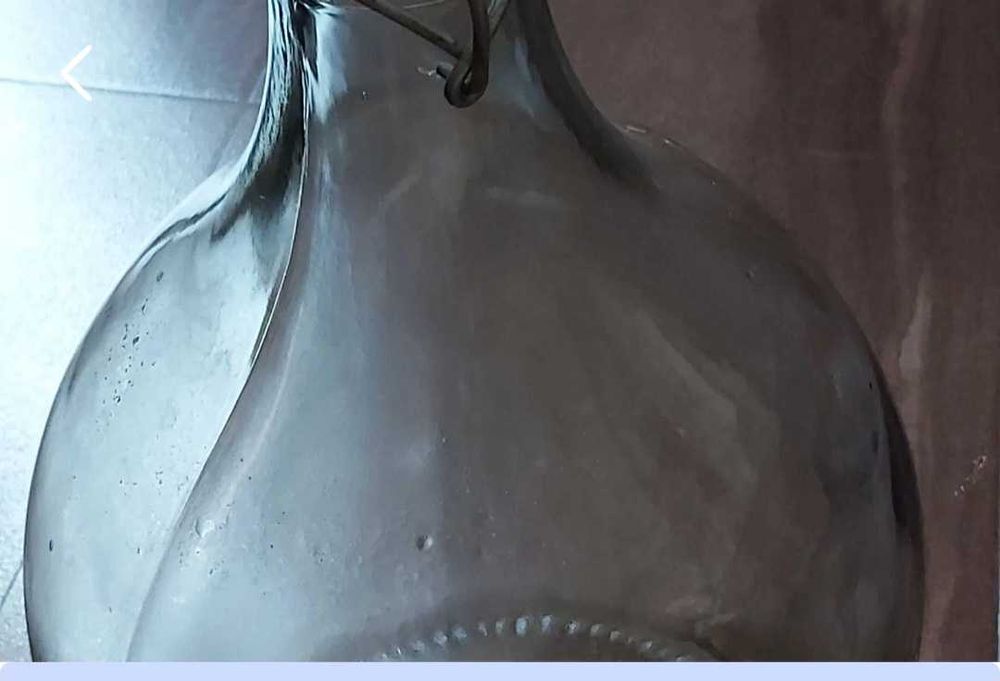 Butla szklana na wino z zamknięcoem, 3 litry