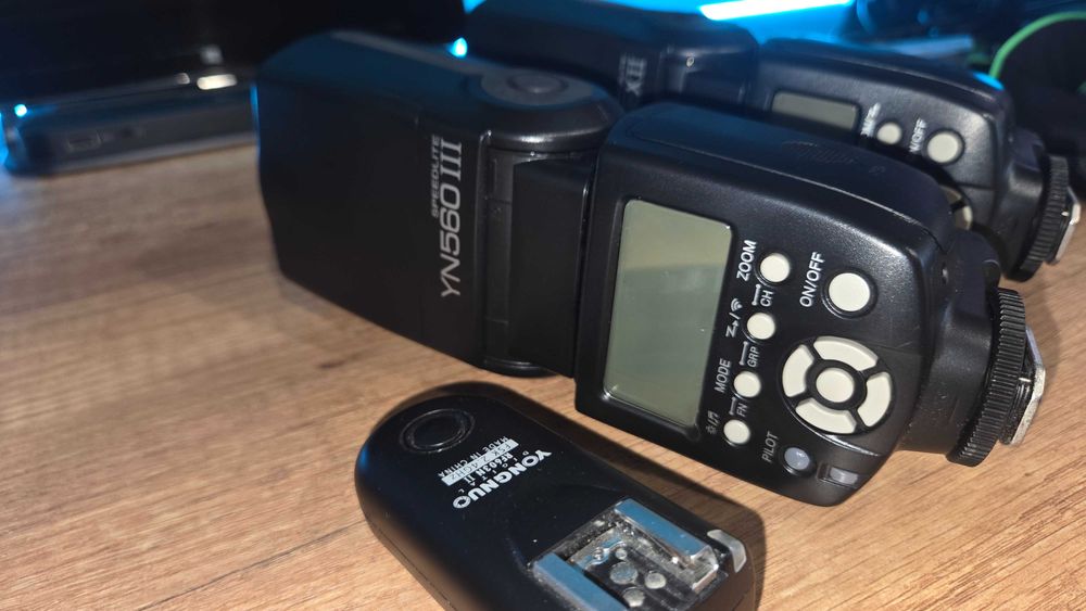 Zestaw lamp błyskowych Yongnuo z wyzwalaczem (YN650III + YN565EXII + RF603NII)