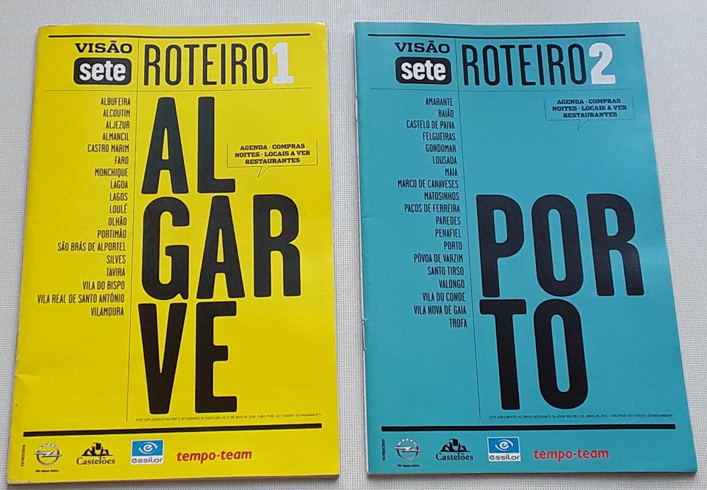 Livros/Guias/Roteiros de Portugal da Visão