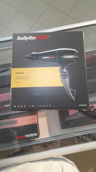 Новий професійний фен BaByliss PRO Caruso  BAB6520RE з гарантієй