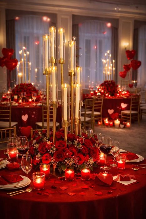 Świecznik ośmioramienny ze świeczkami led z regulacją pilotem