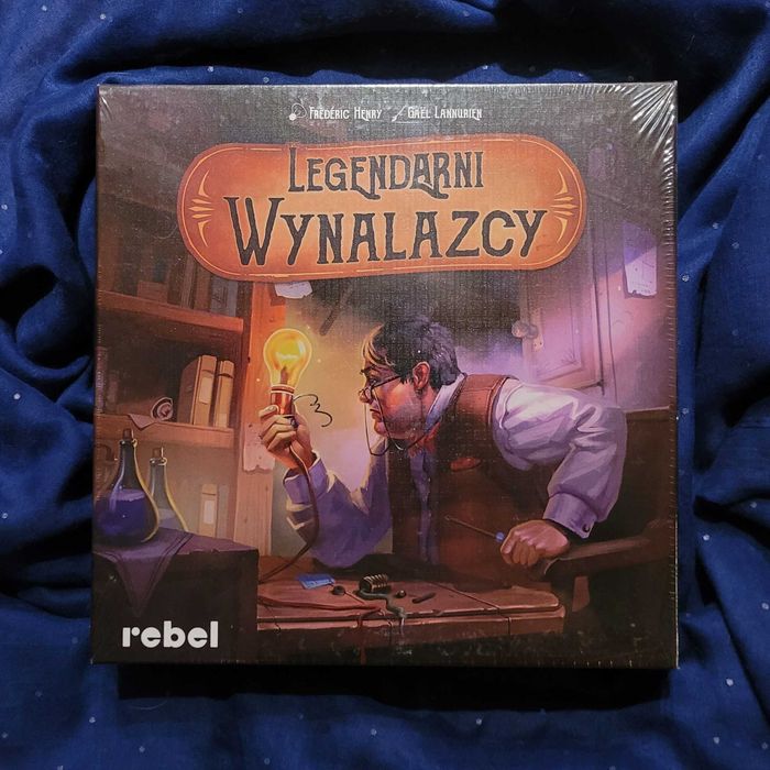 Legendarni wynalazcy - gra planszowa (nowa, w folii)