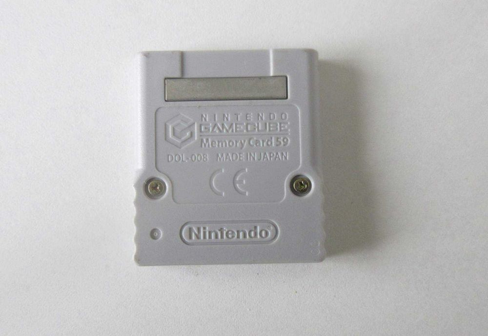 GAMECUBE - Cartão De Memória Original Nintendo Para GameCube