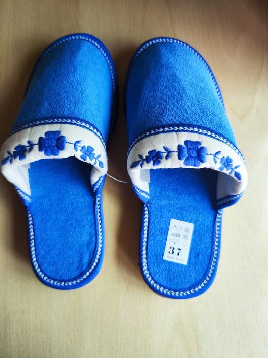 Chinelos de quarto Senhora azuis n*37
